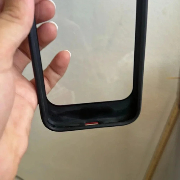 ATALAX Transparent Red Protective Phone Case – Compatible with iPhone X/XR - Picture 3 of 3